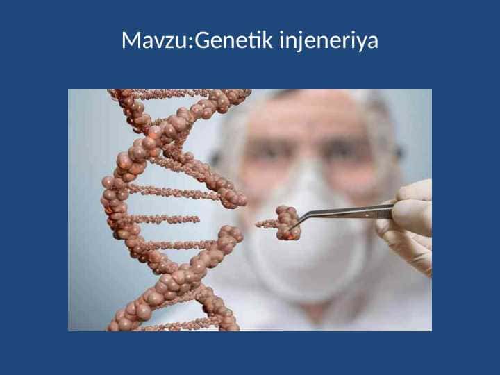 Genetik injeneriya