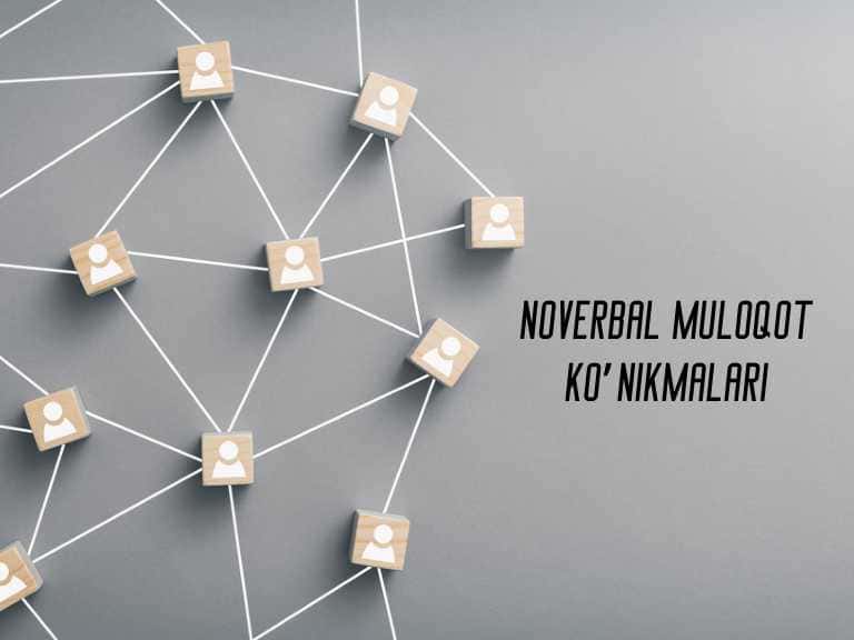 Noverbal muloqot ko‘nikmalari.