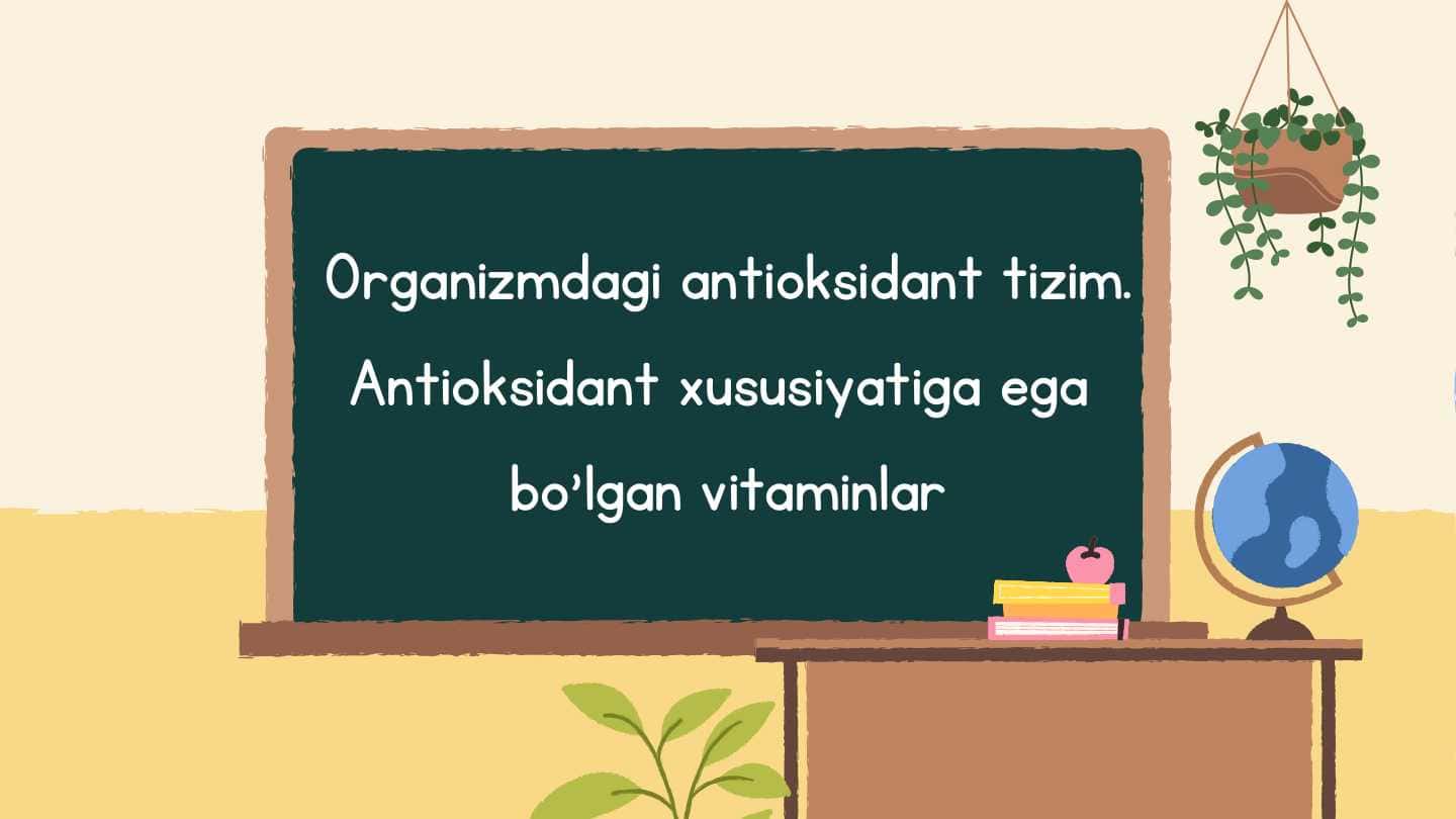 Antioksidantlar