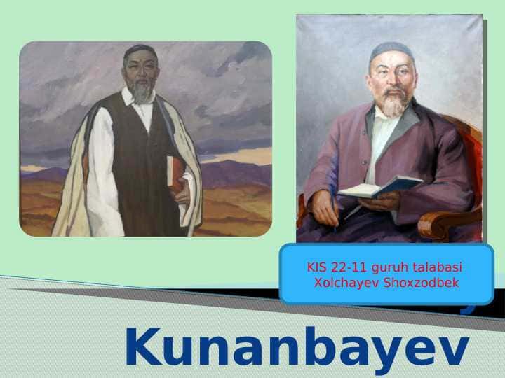 abay kunanbayev