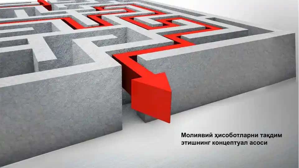 Молиявий ҳисоботларни тақдим этишнинг концептуал асоси