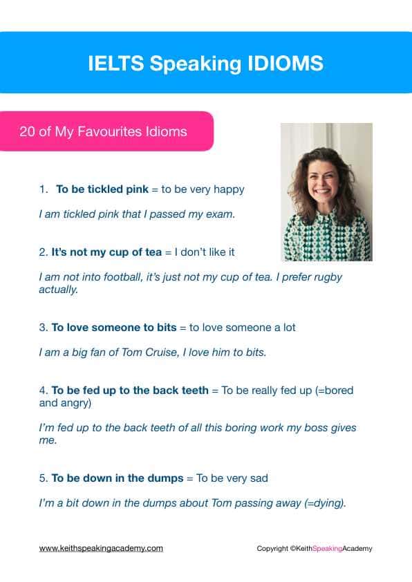 My 20 favourite idioms.