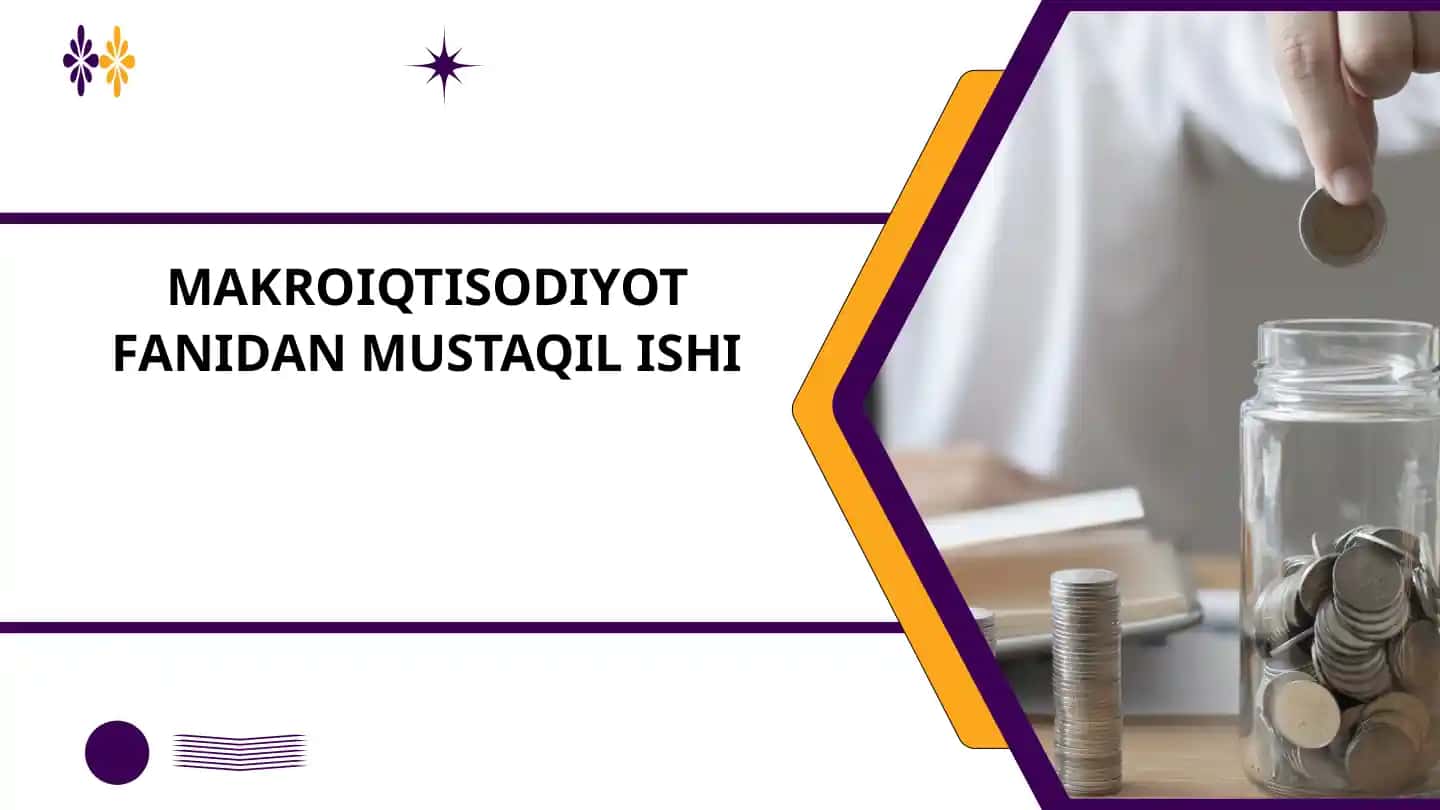 KEYNSNING TOVARLAR VA XIZMATLAR BOZORIDA MAKROIKTISODIY MUVOZANAT MODELI