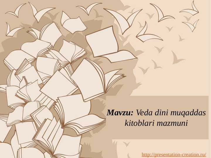 Veda dini muqaddas kitoblari mazmuni