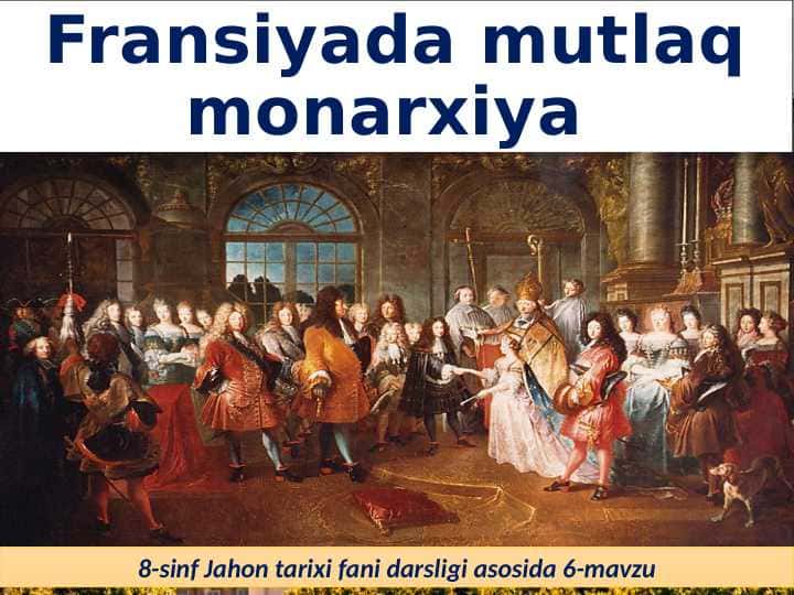 Fransiyada mutlaq monarxiya