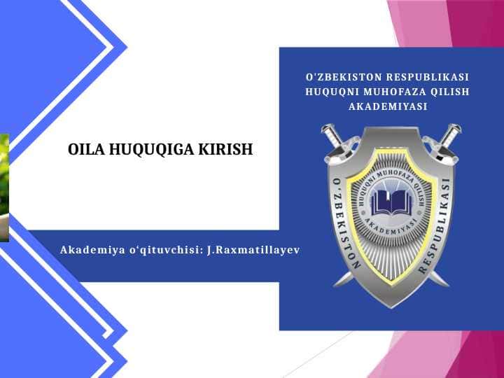 Oila huquqiga kirish