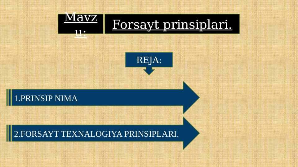 Forsayt prinsiplari. pptx