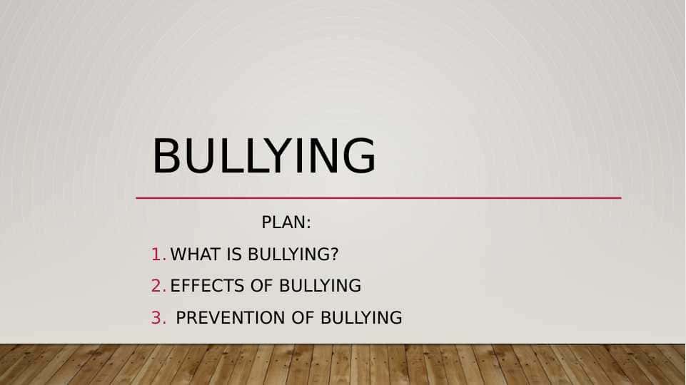Bullying
