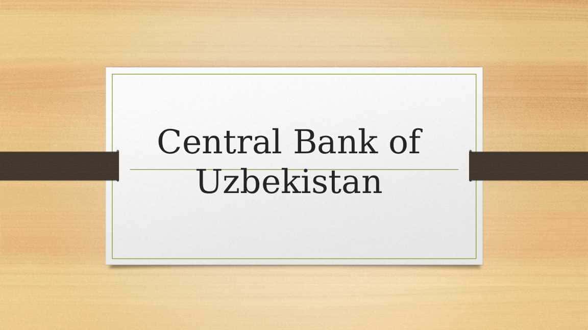 Central Bank of Uzbekistan