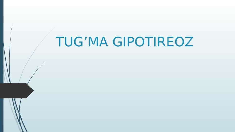 Tug'ma gipoterioz