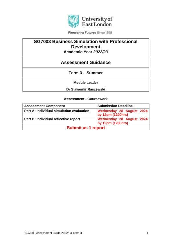 Assessment Guide