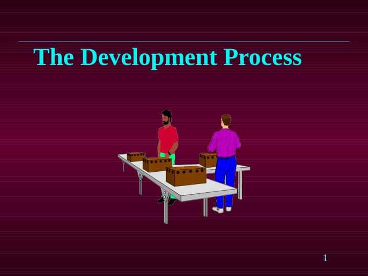 The Development Process