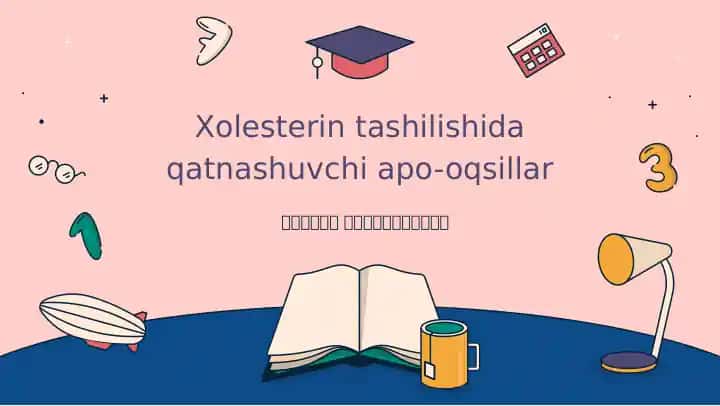 Xolesterin tashilishida qatnashuvchi Apo oqsillar