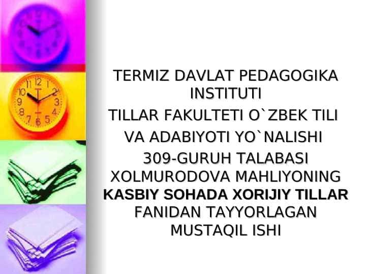 National holidays