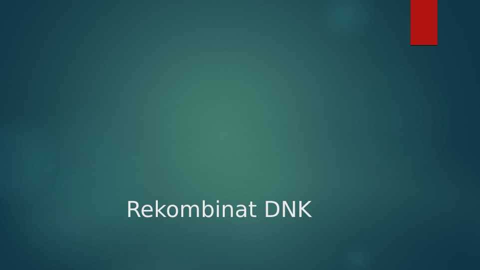 Rekombinant DNK olish texnologiyasi.
Konnektor, restriktaza ligaza va linker molekulalardan olish usullari