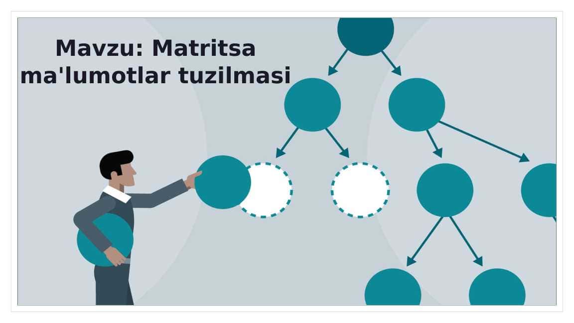 Matritsa ma'lumotlar tuzilmasi