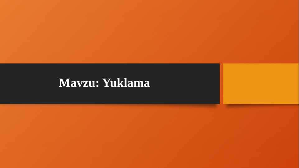 Yuklama