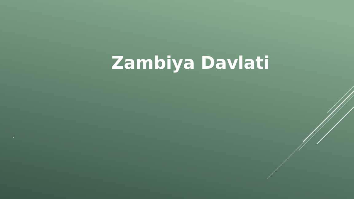 Zambiya statistikasi