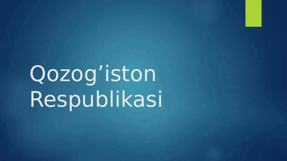 Qozog’iston Respublikasi