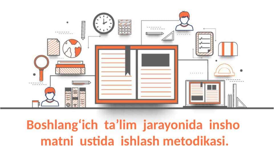 Boshlang‘ich ta’lim jarayonida insho matni ustida ishlash metodikasi.