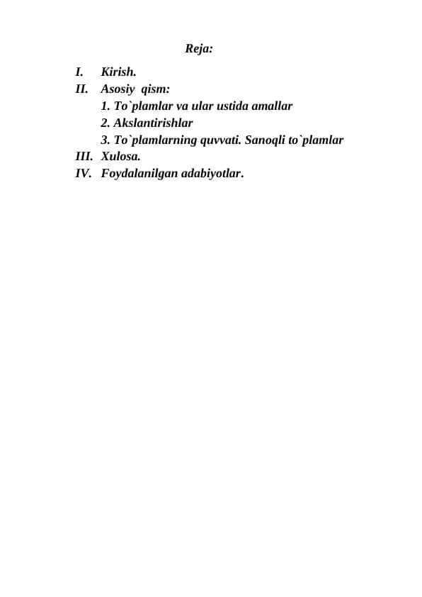 TO`PLAMLARNI AKSLANTIRISH VA UNING TURLARI.docx