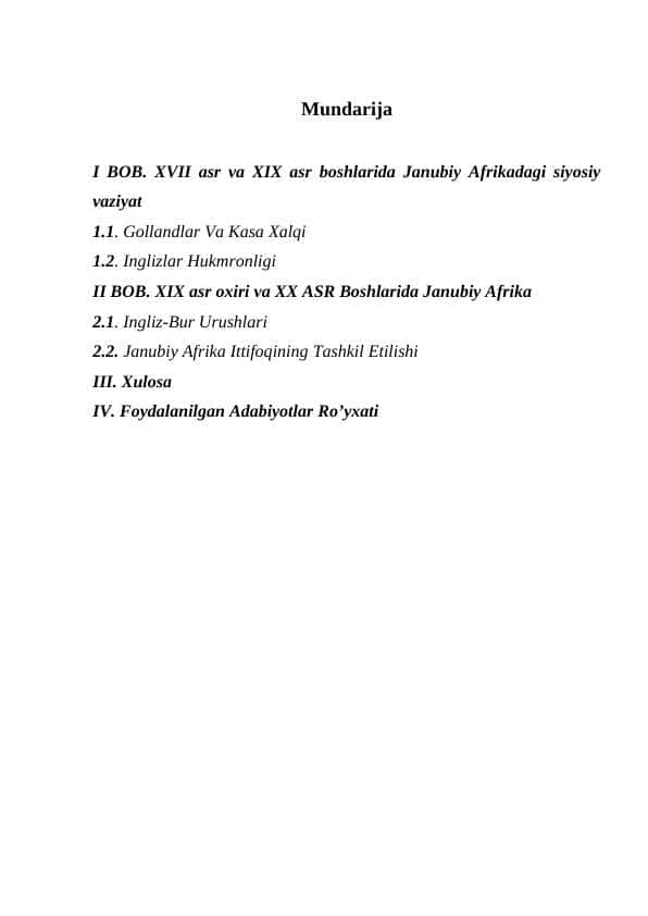 Ingliz-Bur urushlari davrida Janubiy Afrika