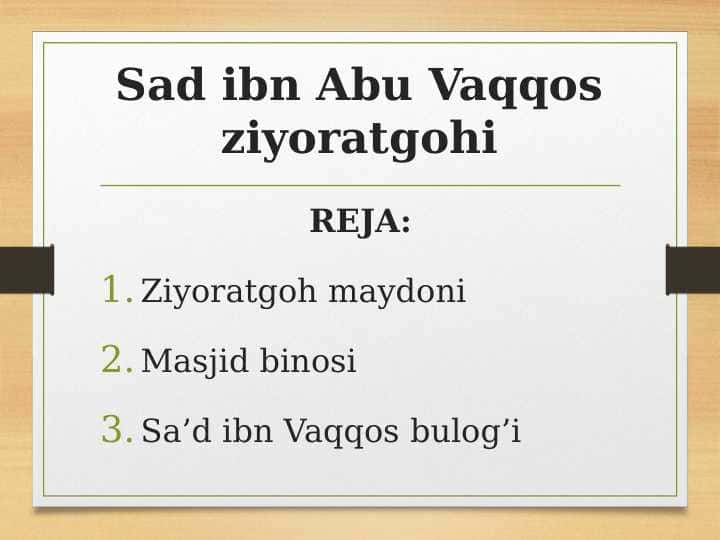 Sad ibn Abu Vaqqos ziyoratgohi