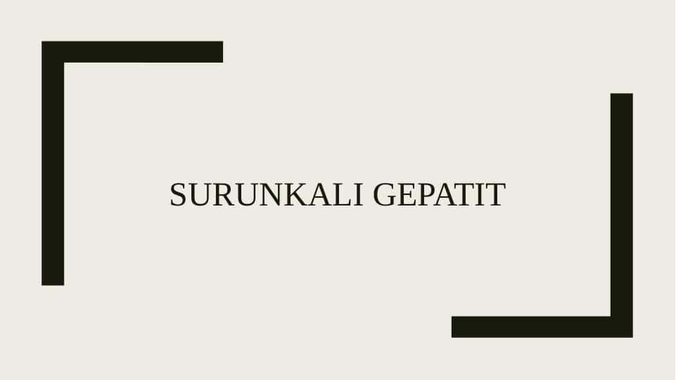 Surunkali gepatit