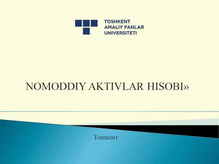 NOMODDIY AKTIVLAR HISOBI