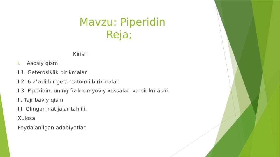 Piperidin