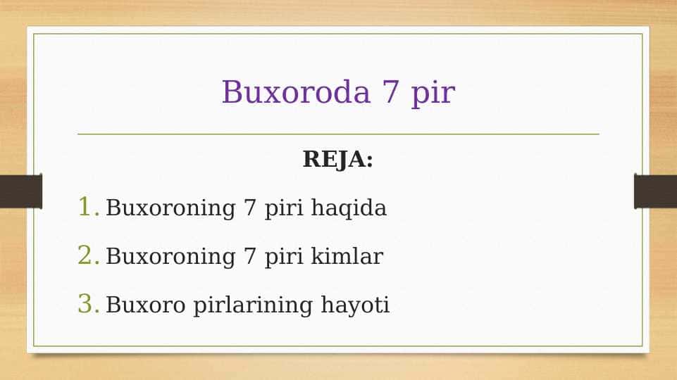Buxoroda 7 pir