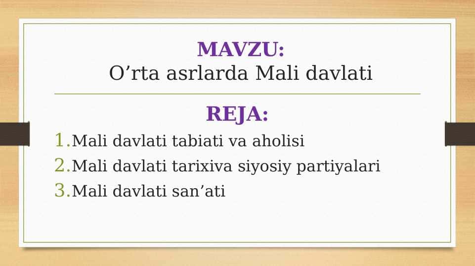 O’rta asrlarda Mali davlati