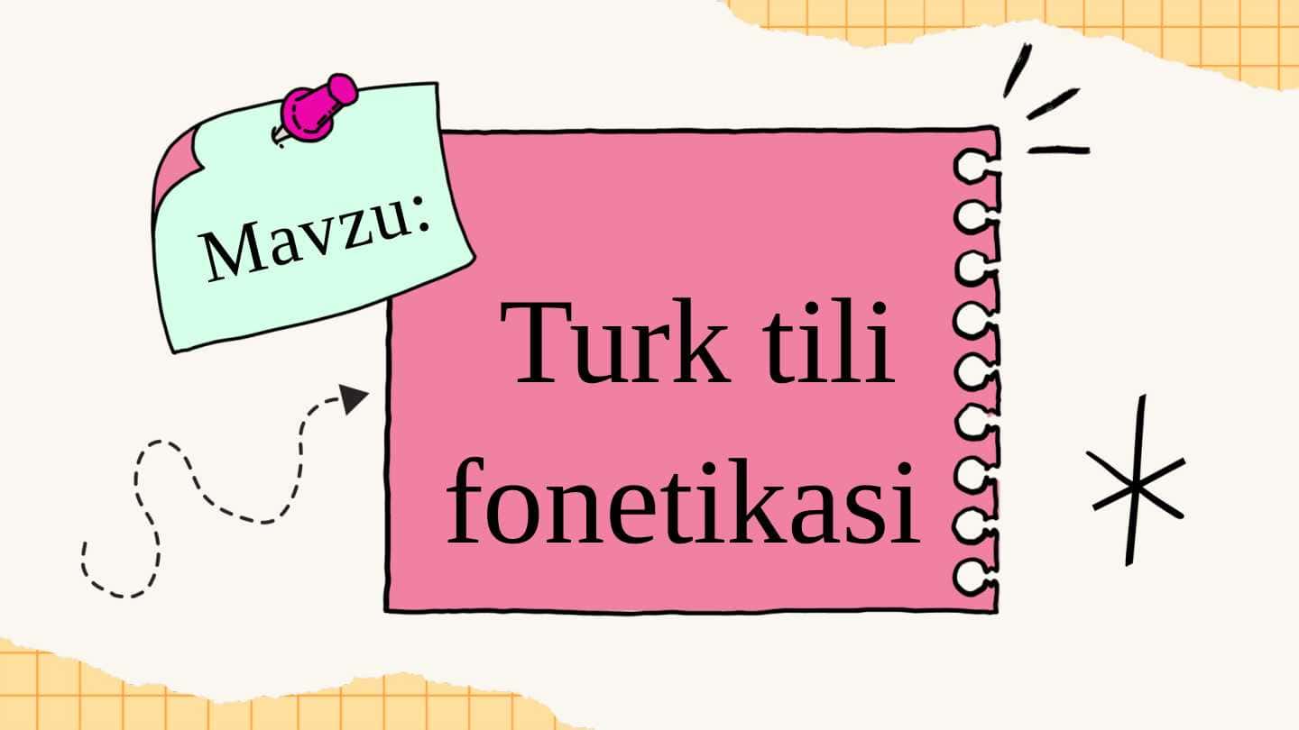 TURK TILI FONETIKASI