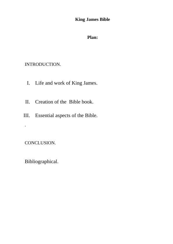 King James Bible
