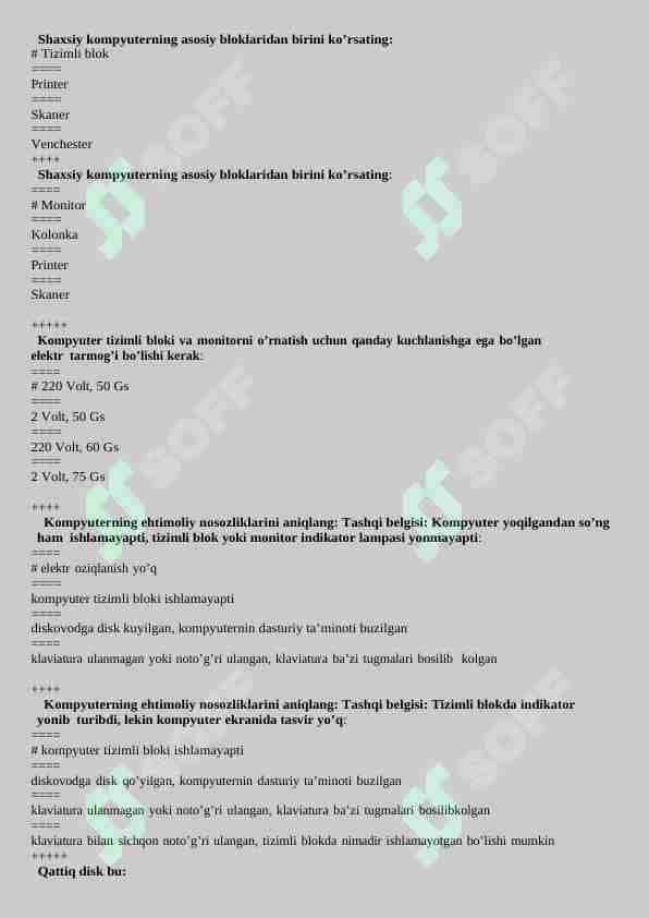 informatika o`qitish metodikasi