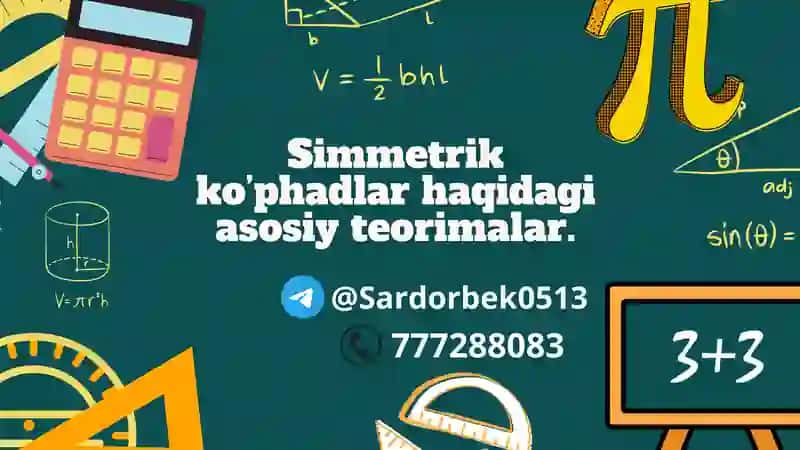 simmetrik ko'phadlar