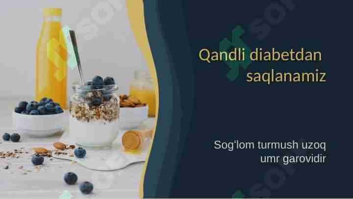 Qandli diabet haqida