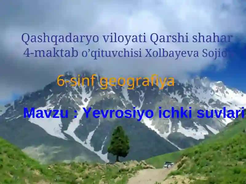 Yevrosiyo ichki suvlari
