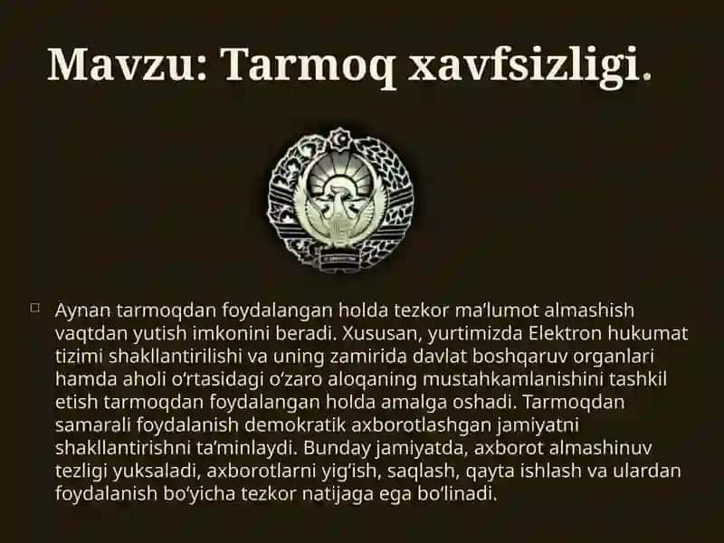 Tarmoq xavfsizligi