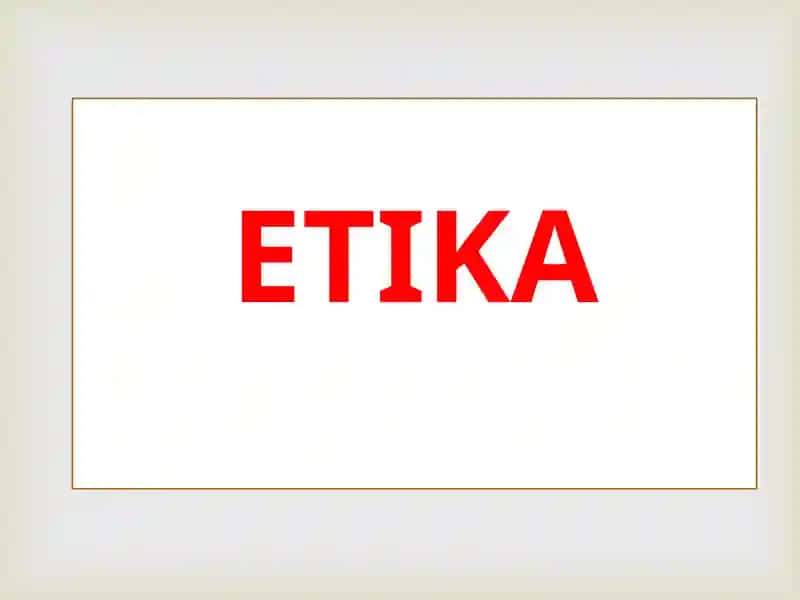Etika