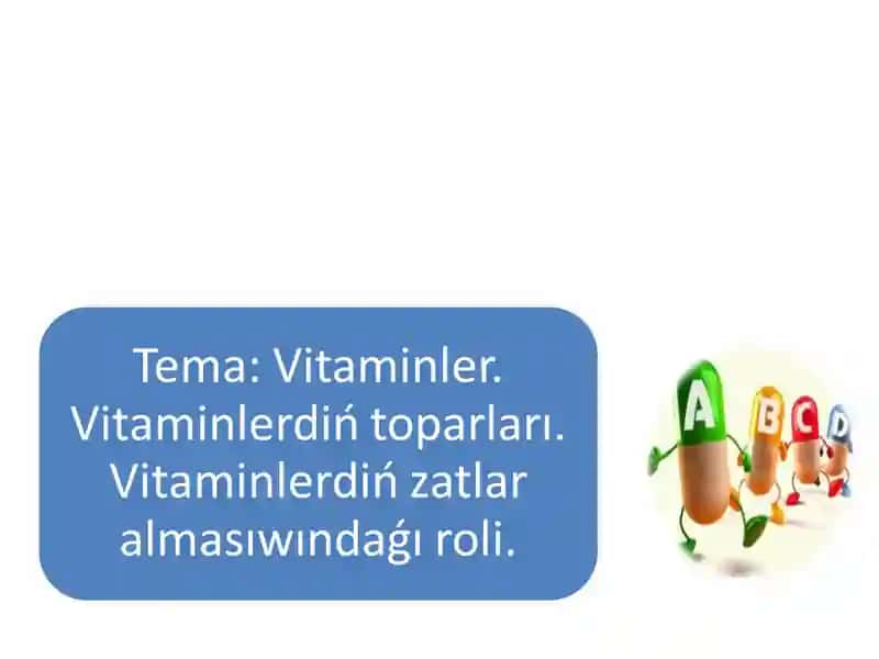 Vitaminler