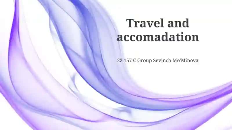 Accommodation Options