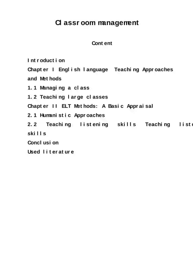 English Language Teaching Methods