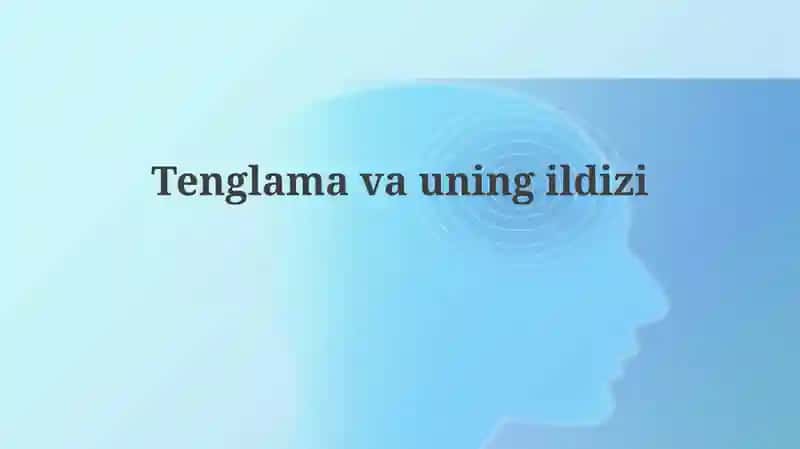 Tenglamavauningildizi