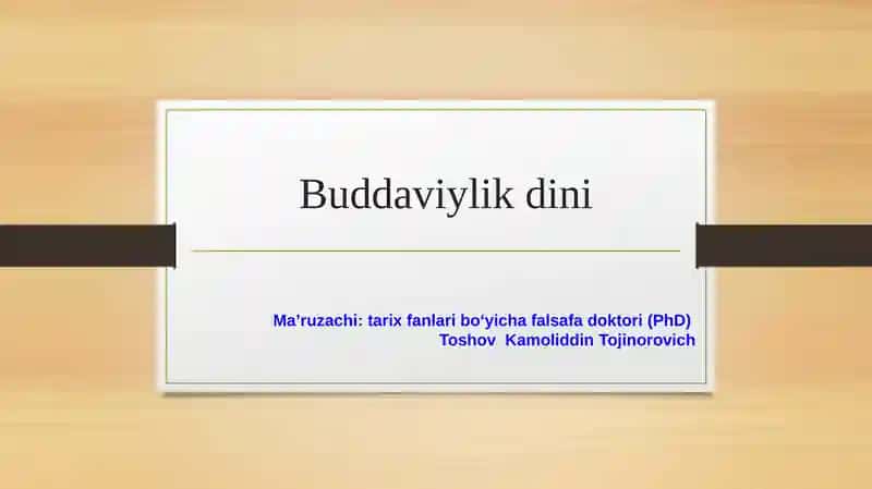 Buddaviylikdini