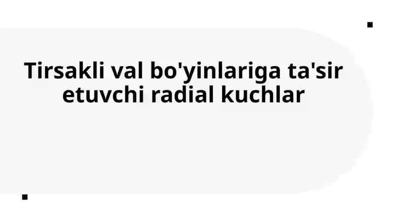 Radial kuchlar