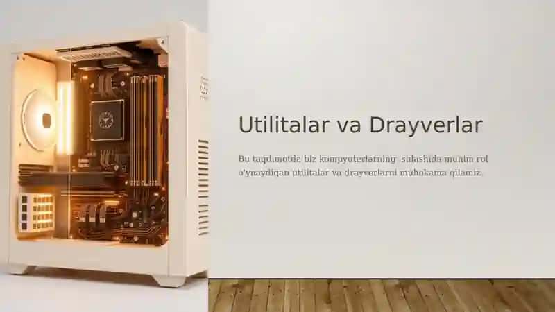 Utilitalar va Drayverlar