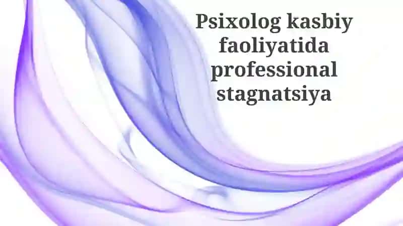 Kasbiy turg'unlik: sabablari va oqibatlari