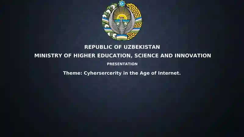 Cyhersercerityin the Age of Internet