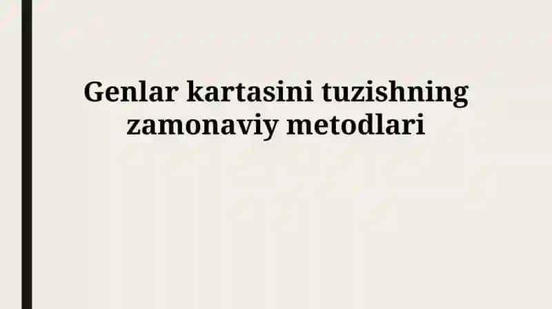 Zamonaviy genealogik jadvallar